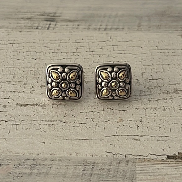 John Hardy Jewelry - John Hardy Silver and 18K Gold Stud Earrings.